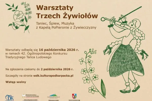 Warsztaty Trzech Żywiołów w Rzeszowie – taniec, śpiew i muzyka Górali Żywieckich