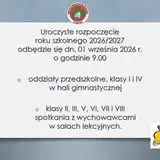 Uczniowie w Chmielniku rozpoczęli nowy rok szkolny