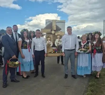 Gmina Głogów Małopolski reprezentowana na Dożynkach Prezydenckich w Tryńczy