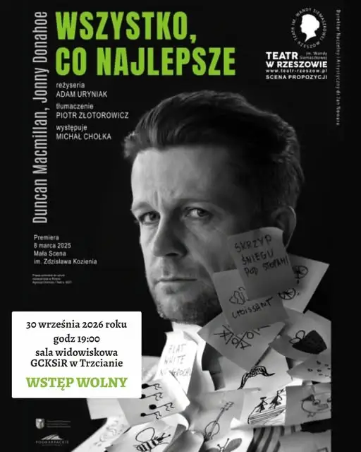 Monodram „Wszystko, co najlepsze” w Trzcianie – wstęp wolny