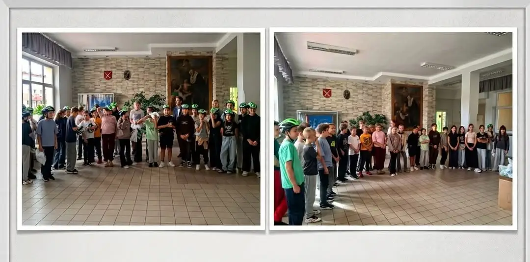 Bezpłatne kaski rowerowe dla czwartoklasistów ze Szkoły Podstawowej w Świlczy