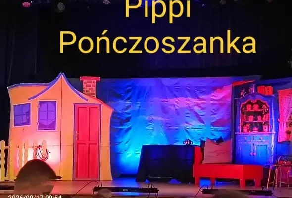 Trzecioklasiści na spektaklu „Pippi Pończoszanka” w Krakowskim Teatrze Ludowym