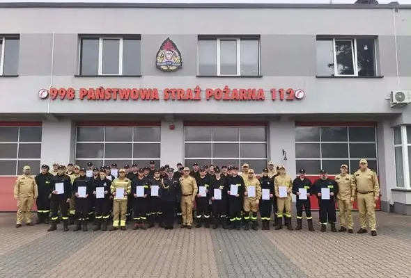 Druh Krzysztof Biraga z OSP Pęczki-Kozłowo ukończył szkolenie dowódców OSP