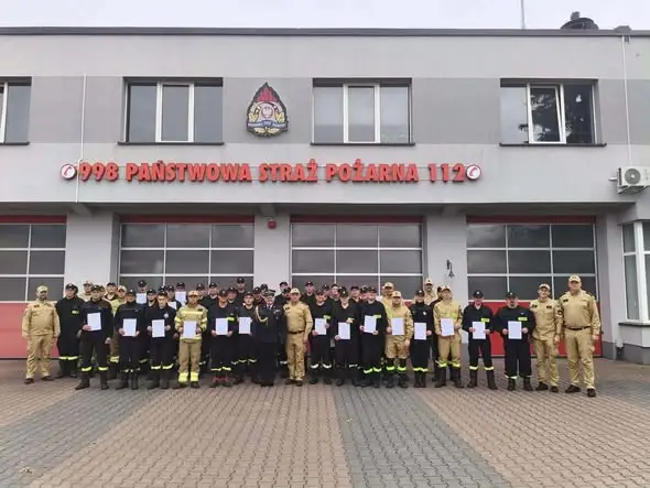 Druh Krzysztof Biraga z OSP Pęczki-Kozłowo ukończył szkolenie dowódców OSP