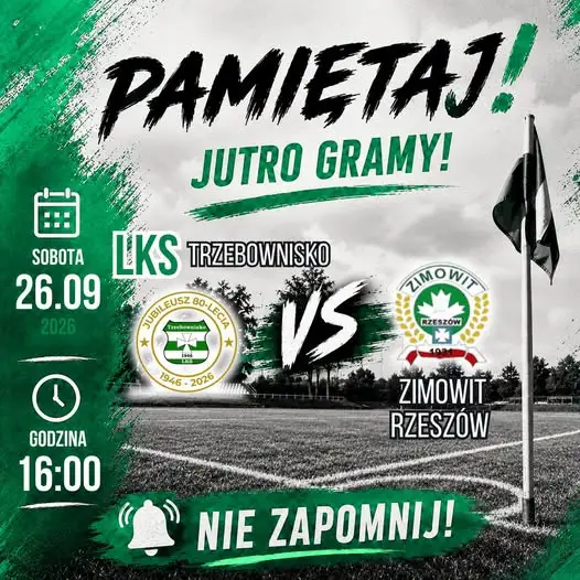 LKS Trzebownisko kontra Zimowit Rzeszów – sobotni mecz o ligowe punkty