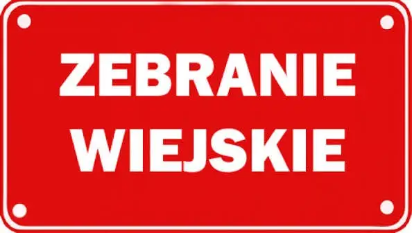 Zebrania wiejskie w gminie Lubenia już w niedzielę 27 września