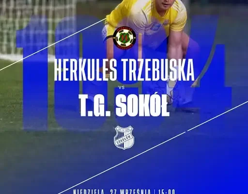Herkules Trzebuska kontra T.G. Sokół – derbowy pojedynek 8. kolejki