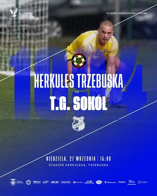 Herkules Trzebuska kontra T.G. Sokół – derbowy pojedynek 8. kolejki