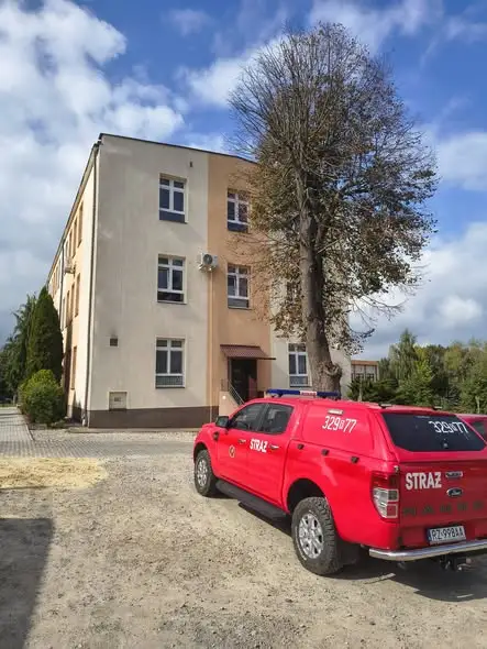 Próbna ewakuacja w Zespole Szkolno-Przedszkolnym w Budziwoju