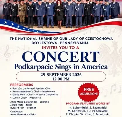 Chór Męski Resonantae z Podkarpacia koncertuje w USA – dwa występy w Pensylwanii