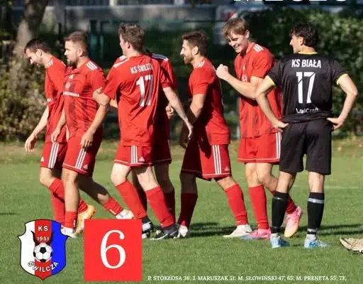 Świlczanka Świlcza rozbiła KS Białą Rzeszów 6:0 w 5. kolejce Keeza B-Klasy