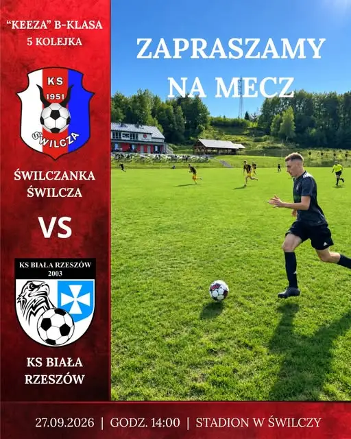 Świlczanka Świlcza wraca na własny stadion. W 5. kolejce zmierzy się z KS Biała Rzeszów