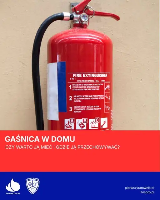 Gaśnica w domu – czy warto ją mieć i gdzie przechowywać?