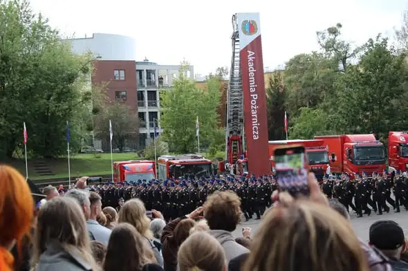 Druh Kuba Hajduk z OSP Świlcza złożył ślubowanie w Akademii Pożarniczej w Warszawie