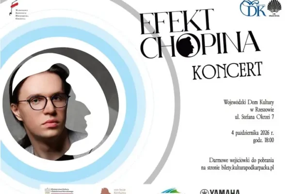 Efekt Chopina w Rzeszowie – koncert Adama Kałduńskiego w WDK