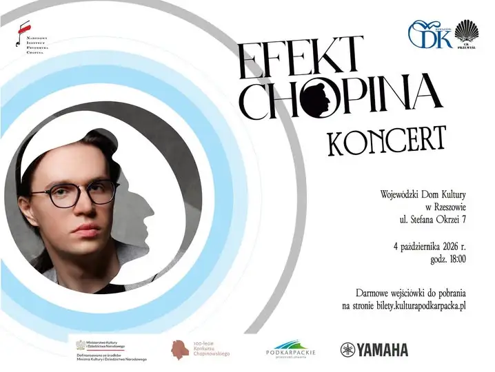 Efekt Chopina w Rzeszowie – koncert Adama Kałduńskiego w WDK