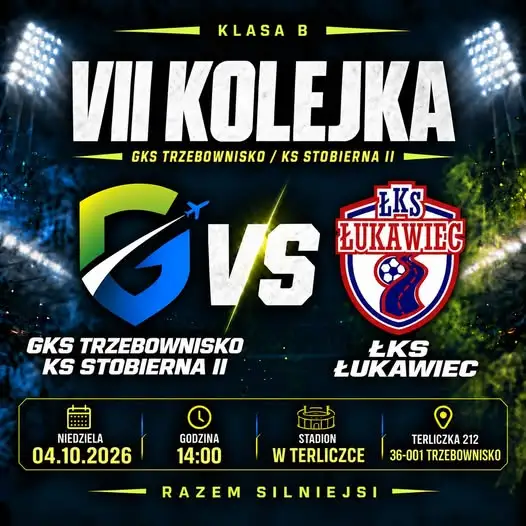 Rezerwy GKS Trzebownisko zagrają w Terliczce z ŁKS Łukawiec