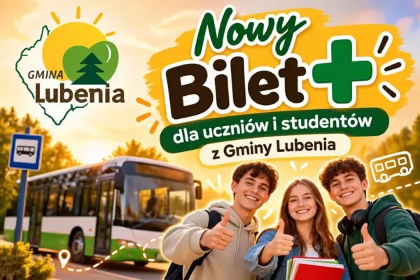 BILET+ w Gminie Lubenia – darmowe przejazdy MKS od grudnia