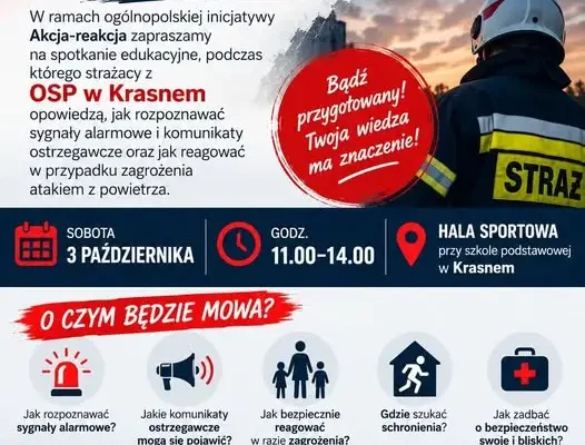 Szkolenie z reagowania w sytuacjach zagrożenia w gminie Krasne