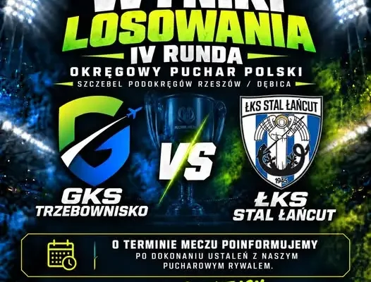 GKS Trzebownisko zagra ze Stalą Łańcut w IV rundzie Okręgowego Pucharu Polski
