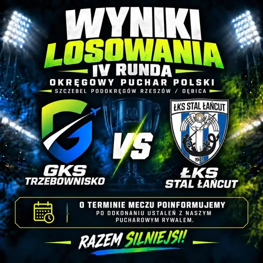 GKS Trzebownisko zagra ze Stalą Łańcut w IV rundzie Okręgowego Pucharu Polski