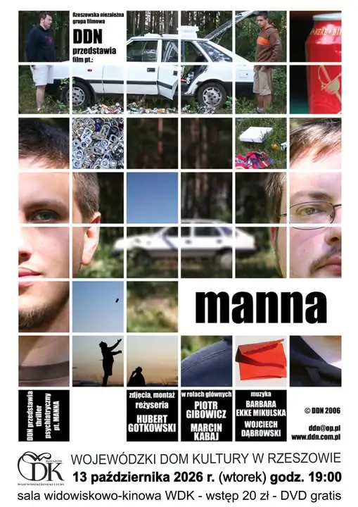 Film „Manna” wraca do WDK Rzeszów – wyjątkowa projekcja z twórcami