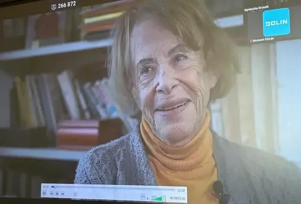 Uczniowie zgłębiali historię Zagłady podczas lekcji online z Muzeum POLIN