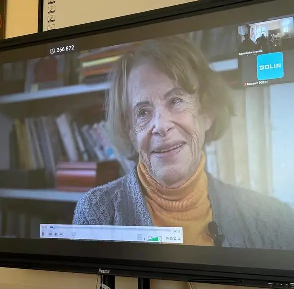 Uczniowie zgłębiali historię Zagłady podczas lekcji online z Muzeum POLIN