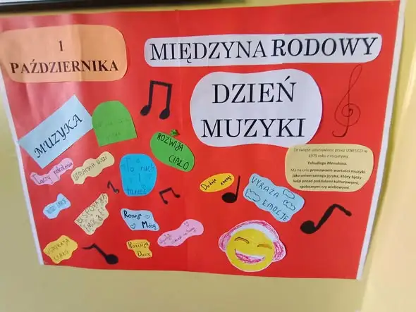 Międzynarodowy Dzień Muzyki w szkole w Hyżnem – podsumowanie muzycznego tygodnia
