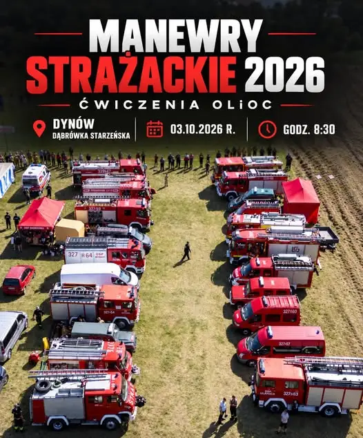Ćwiczenia strażackie w Dąbrówce Starzeńskiej i Dynowie – utrudnienia w ruchu