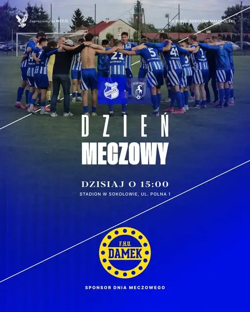 T.G. Sokół Sokołów Małopolski gra dziś z KS Zaczernie – mecz o 15:00