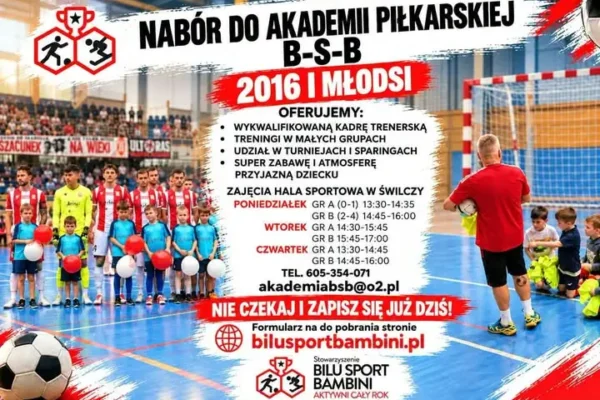 Świlcza: Akademia Piłkarska ogłasza nabór – zajęcia ruszają od dziś