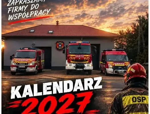 OSP Rzeszów-Biała szuka firm do współtworzenia kalendarza na 2027 rok