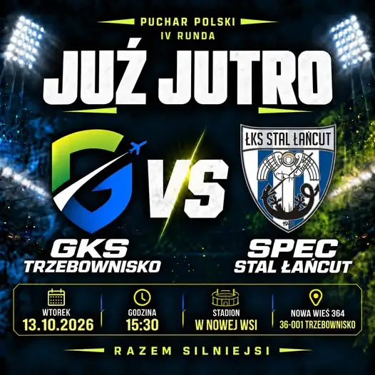 GKS Trzebownisko zagra ze SPEC Stal Łańcut w IV rundzie Okręgowego Pucharu Polski