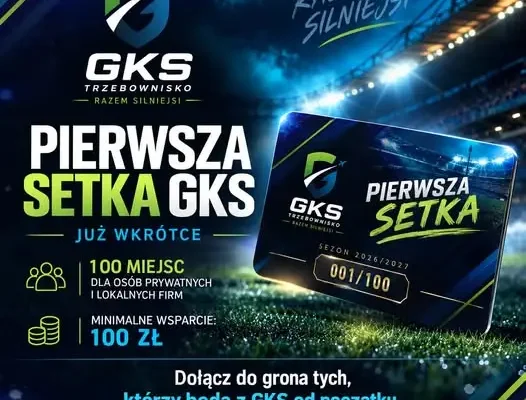 GKS Trzebownisko uruchamia program „Pierwsza Setka” – każdy może wesprzeć klub