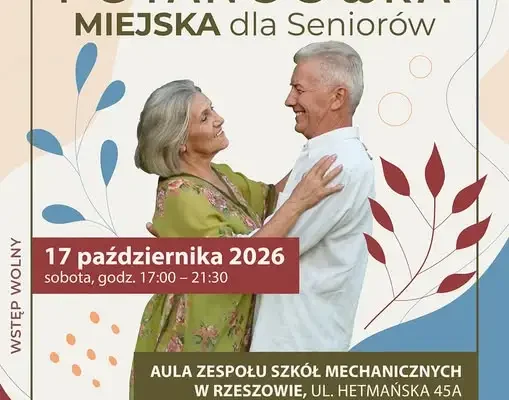 Jesienna Potańcówka Miejska dla Seniorów w Rzeszowie – już w sobotę