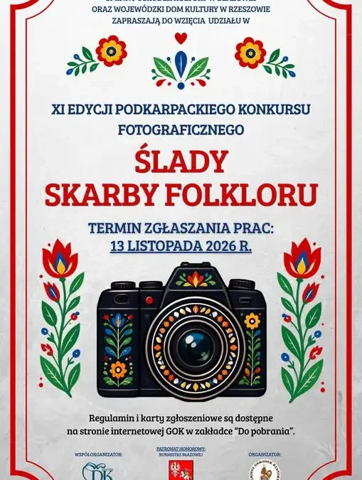 XI Podkarpacki Konkurs Fotograficzny „Ślady – Skarby Folkloru” – trwa nabór prac