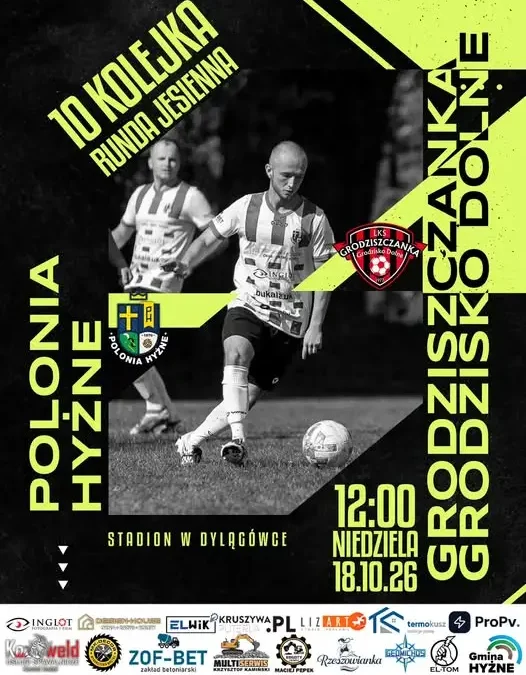 Mecz ligowy w Dylągówce: LKS Grodziszczanka Grodzisko Dolne przyjeżdża w niedzielę