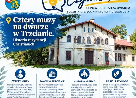 Cztery muzy z terakoty – niezwykłe dziedzictwo dworu w Trzcianie