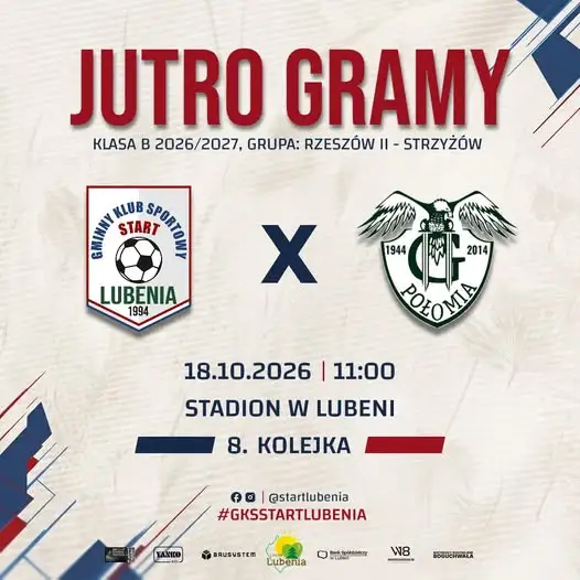 GKS Start Lubenia zagra derbowy mecz z Grunwaldem Połomia