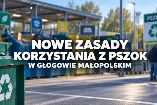 Nowe zasady w PSZOK Głogów Małopolski – karta obowiązkowa od 16 października