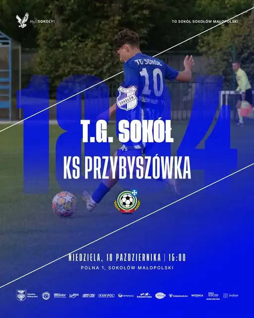 Sokół Sokołów Małopolski podejmie KS Przybyszówka w 11. kolejce klasy okręgowej