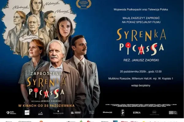 Bezpłatny pokaz filmu „Syrenka Picassa” dla seniorów w Rzeszowie