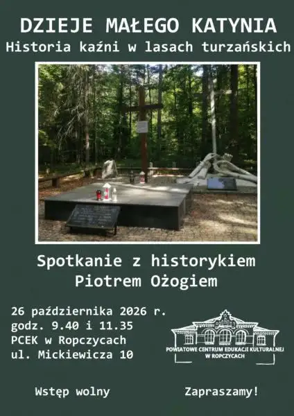 Ropczyce: spotkanie z historykiem o „małym Katyniu” już w poniedziałek