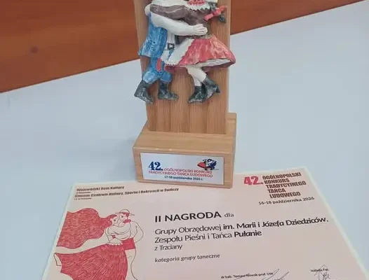 Sukces zespołu Pułanie i Grupy Obrzędowej Dziedziców w Ogólnopolskim Konkursie Tańca Ludowego