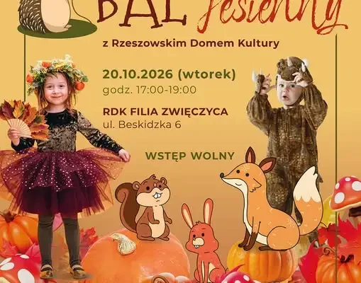 Bal Jesienny 2026 w RDK Zwięczyca – zaproszenie dla dzieci