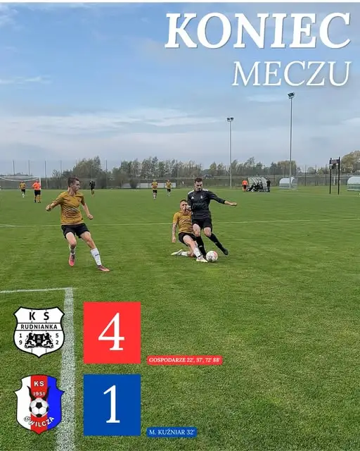 Derby dla Rudnianki. Świlczanka przegrywa 1:4