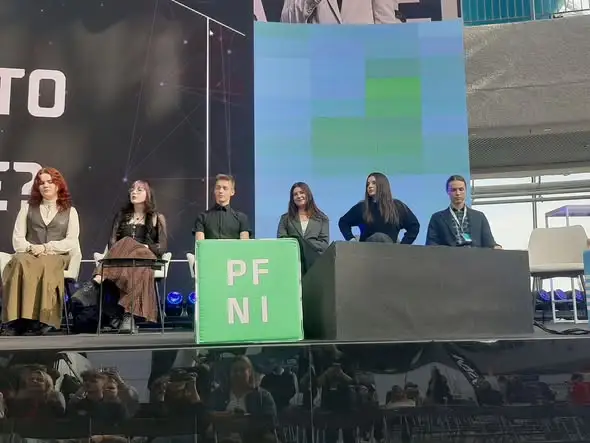Uczennica z Głogowa Małopolskiego na debacie o AI w Jasionce