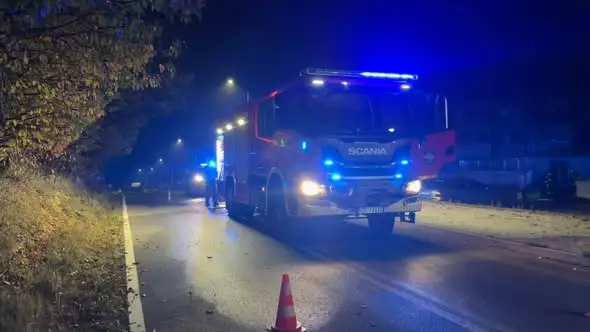 Pożar kontenera na odpady w Boguchwale – akcja strażaków