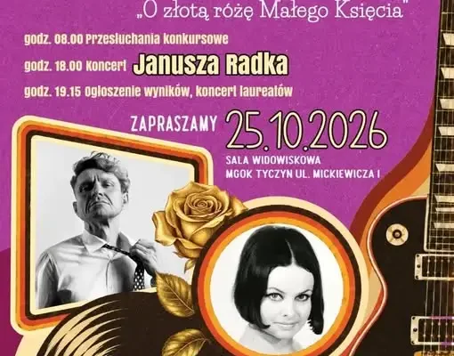 XV Festiwal Piosenki Katarzyny Sobczyk „O Złotą Różę Małego Księcia” w Tyczynie